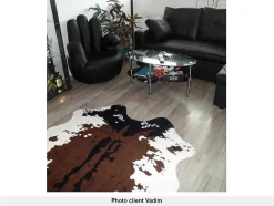 Vente-unique Handstoel-Draaiende Fauteuil Catchy Van Kunstleer - Zwart