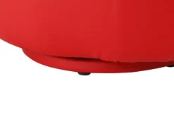Vente-unique Handstoel-Draaiende Fauteuil Catchy Van Kunstleer - Rood