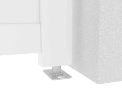 EXPERTLAND Hekjes & Poorten-Draaipoort Van Aluminium L305 X H181 Cm Wit - Nazario