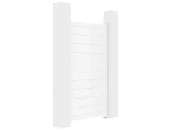 EXPERTLAND Hekjes & Poorten-Draaipoort Van Aluminium L103 X H181 Cm Wit - Nazario