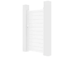 EXPERTLAND Hekjes & Poorten-Draaipoort Van Aluminium L103 X H181 Cm Wit - Nazario