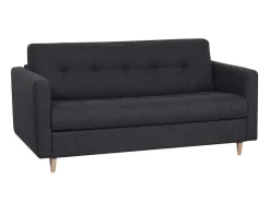 Vente-unique Slaapbank Met Matras-Driezits Express Bedbank Van Stof Ganoa - Antraciet