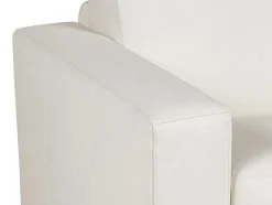 LINEA SOFA Slaapbank Met Matras-Driezits Slaapbank 100% Buffelleer Delectea Ii - Wit