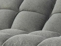 Vente-unique Scandinavisch-Driezits Slaapbank Van Stof Loeline - Gechineerd Grijs