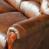 Vente-unique Driezitsbank-Driezitsbank Daphne Van 100% Buffel Leer - Bruin