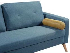 Vente-unique Scandinavisch-Driezitsbank Tatum Van Stof - Blauw