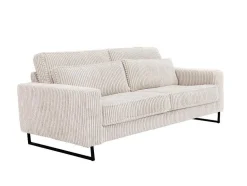 Maison Céphy Speciale Modellen Zitbanken & Fauteuils-Driezitsbank Van Beige Ribfluweel Tessio Van Maison Cephy
