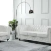 Vente-unique Chesterfield Zitbank-Driezitsbank Van Buffelleer Chesterfield - Wit