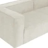 Vente-unique Designer Zitbank-Driezitsbank Van Cremekleurige Stof Acace