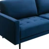Vente-unique Driezitsbank-Driezitsbank Van Fluweel - Blauw - Estela