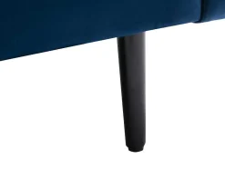 Vente-unique Driezitsbank-Driezitsbank Van Fluweel - Blauw - Estela