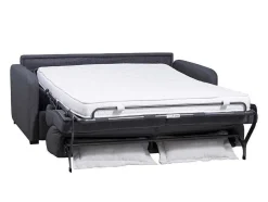 Vente-unique 2En 3-Zitsbank-Driezits-Expressbedbank Van Stof Tomaka - Antraciet