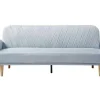 Vente-unique Scandinavisch-Driezitsslaapbank Van Lichtblauwe Stof Venafra