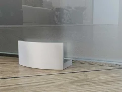 Vente-unique Schuifdeur-Dubbelwandige Schuifdeur - H205 X L166Cm - Gehard Glas - Astana