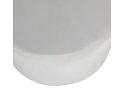 Venture Home Poef-Dunken Poef, Hocker Met Opbergruimte O51Cm Velours Beige.