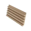 Vente-unique Wandpaneel-3D-Wandpaneel - 3,71 M - Natuurlijke Lichte Houtkleur - Set Van 8 - Tatiana