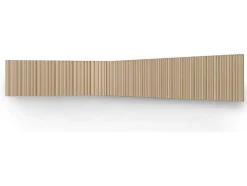 Vente-unique Wandpaneel-3D-Wandpaneel - 3,71 M - Natuurlijke Lichte Houtkleur - Set Van 8 - Tatiana