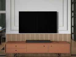 Vente-unique Wandpaneel-3D-Wandpaneel - 3,71 M - Natuurlijke Lichte Houtkleur - Set Van 8 - Tatiana