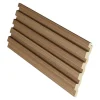 Vente-unique Wandpaneel-3D-Wandpaneel - 3,71 M - Natuurlijke Houtkleur - Set Van 8 - Tatiana