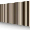 Vente-unique Wandpaneel-3D-Wandpaneel - 2,83 M - Zwart En Goudkleurig - Set Van 8 - Clinton