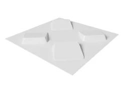 Vente-unique Wandpaneel-3D-Wandpaneel Om Te Beschilderen - Set Van 3M - Set Van 12 Stuks - Malton