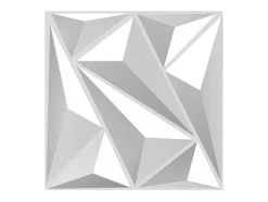 Vente-unique Wandpaneel-3D-Wandpaneel Om Te Beschilderen - Set Van 3M - Set Van 12 Stuks - Carno