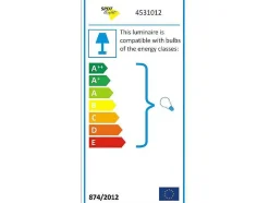 EPIKASA Plafondlamp-Easy Plafondlamp, Satijn, Wit, 31X31X9 Cm,
