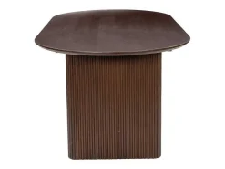 Vente-unique Eettafel-Eettafel 8 Plaatsen Van Mangohout - Naturel - Nevili