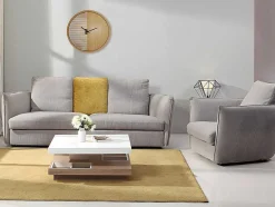 OZAIA Wandklok-Eigentijdse Wandklok Bossifa - D. 40 Cm - Natuurlijke Kleur