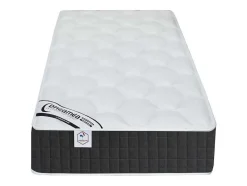 DREAMEA Elektrisch Relaxatiebed-Elektrisch Relaxbed Met Pocketveren En Vormgeheugenmatras Phanes Van - Okin Motoren - Wit 2 X 80 X 200 Cm