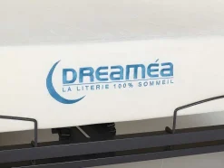 DREAMEA Elektrisch Relaxatiebed-Elektrische Bed - Bedbodem En Matras - Met Vormgeheugen Jimbaran Ii Van - Motor Okin - 140 X 200 Cm