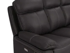 Vente-unique Elektrische Relaxbanken-Elektrische Driezits Relaxbank Van Leer Isiris - Bruin