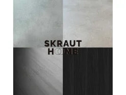 Skraut Home Haard-Elektrische Haard Led , 102X45X35Cm, 1 Opening, 1 Deur, Elektrische Haard, Hangend, Cement