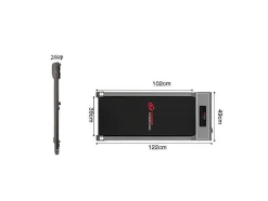 Vente-unique Fitness-Elektrische Loopband Met Lcd -Display Voor Oefening Van Het Thuiskantoor