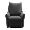 Vente-unique Aanbiedingen: Zitbank & Fauteuil-Elektrische Relaxfauteuil In Antraciete Stof Modoc
