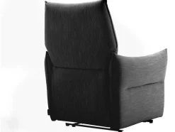 Vente-unique Aanbiedingen: Zitbank & Fauteuil-Elektrische Relaxfauteuil In Antraciete Stof Modoc