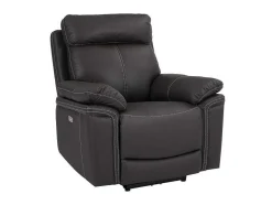 Vente-unique Relaxfauteuil-Elektrische Relaxstoel Van Leer Isiris - Bruin