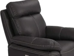 Vente-unique Relaxfauteuil-Elektrische Relaxstoel Van Leer Isiris - Bruin