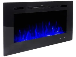 FLAMATECH Haard-Elektrische Sfeerhaard Calbuco - L101,6 X D14 X H54,4 Cm - Zwart