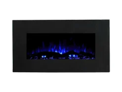 FLAMATECH Haard-Elektrische Sfeerhaard Chandela - L84 X D14 X H45 Cm - Zwart