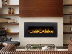 FLAMATECH Haard-Elektrische Sfeerhaard Lalita - L110 X D14 X H49 Cm - Zwart