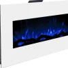 FLAMATECH Haard-Elektrische Sfeerhaard Lalita - L110 X D14 X H49 Cm - Wit