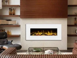 FLAMATECH Haard-Elektrische Sfeerhaard Lalita - L110 X D14 X H49 Cm - Wit