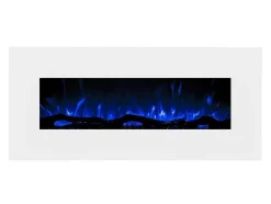 FLAMATECH Haard-Elektrische Sfeerhaard Lalita - L110 X D14 X H49 Cm - Wit