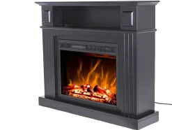 FLAMATECH Haard-Elektrische Sfeerhaard Lopevi - L99 X D25 X H82,5 Cm - Zwart