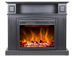 FLAMATECH Haard-Elektrische Sfeerhaard Lopevi - L99 X D25 X H82,5 Cm - Zwart