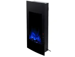 FLAMATECH Haard-Elektrische Sfeerhaard Vulcano - L41 X D13 X H81 Cm - Zwart