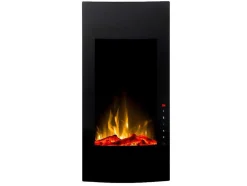 FLAMATECH Haard-Elektrische Sfeerhaard Vulcano - L41 X D13 X H81 Cm - Zwart