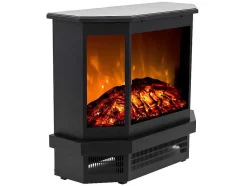 FLAMATECH Haard-Elektrische Sfeerkachel Etna - L55,8 X D22,5 X H51,6 Cm - Zwart