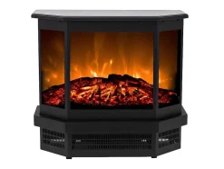 FLAMATECH Haard-Elektrische Sfeerkachel Etna - L55,8 X D22,5 X H51,6 Cm - Zwart